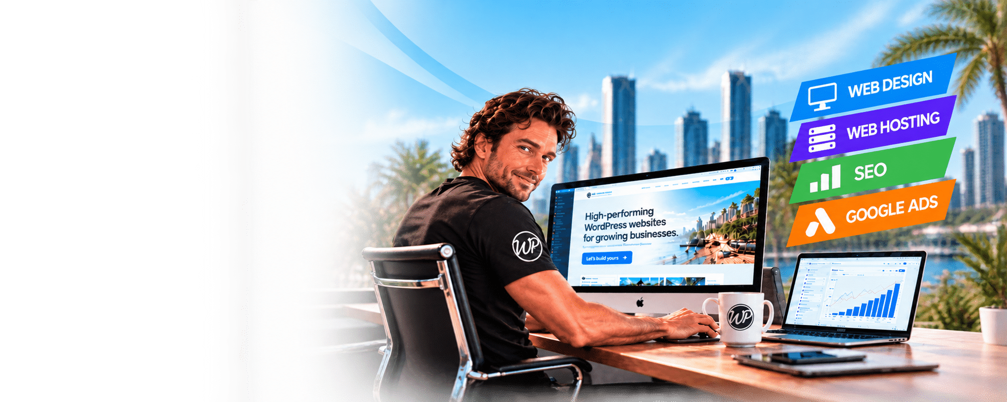 WP Design Host web design, web hosting, SEO and Google Ads services